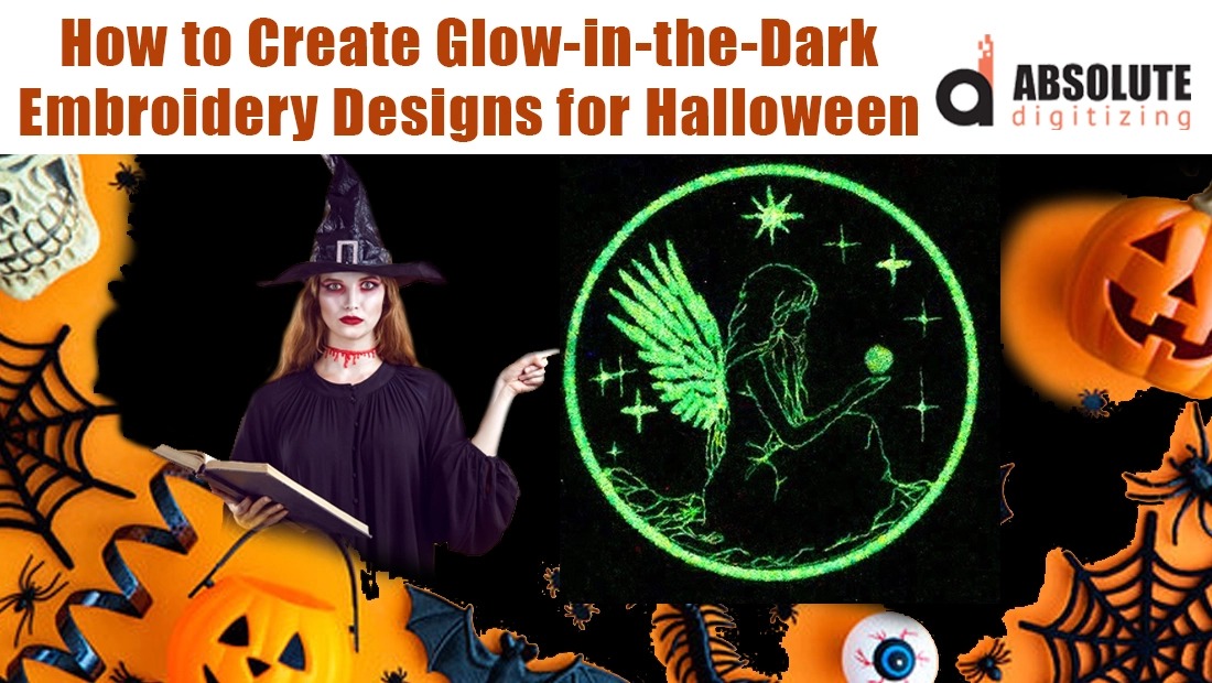 Glow in the Dark Embroidery Digitizing