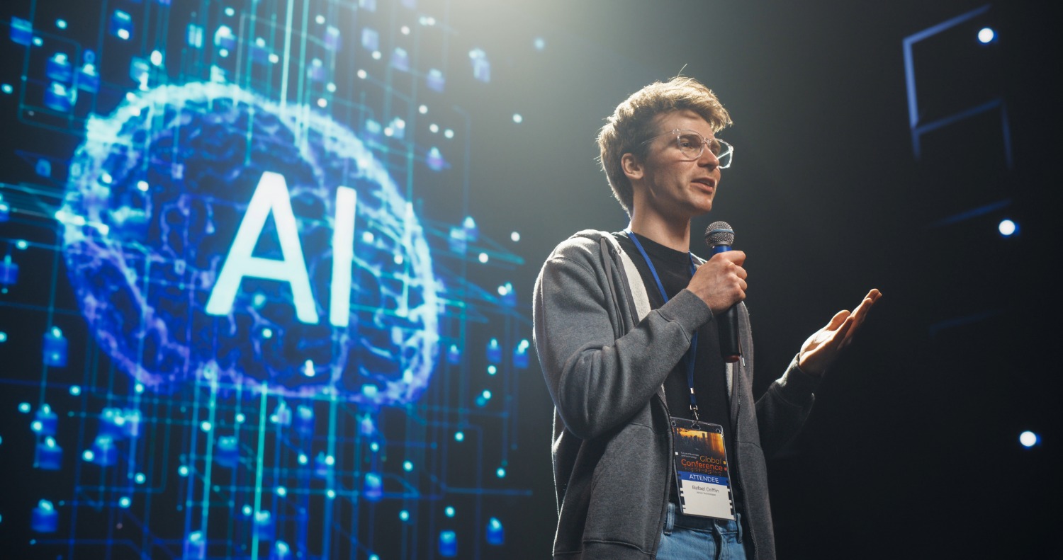 AI training and workshops session teaching artificial intelligence and machine learning to professionals