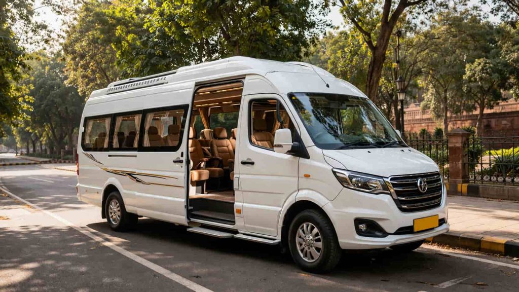 tempo traveller hire in Delhi