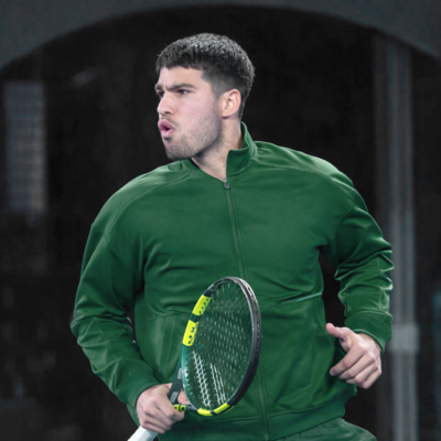 Carlos Alcaraz Australian Open 2026 Jacket inspired movie star outfit fleece jacket