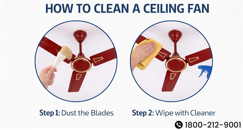 Wallex Ceiling Fan Cleaning