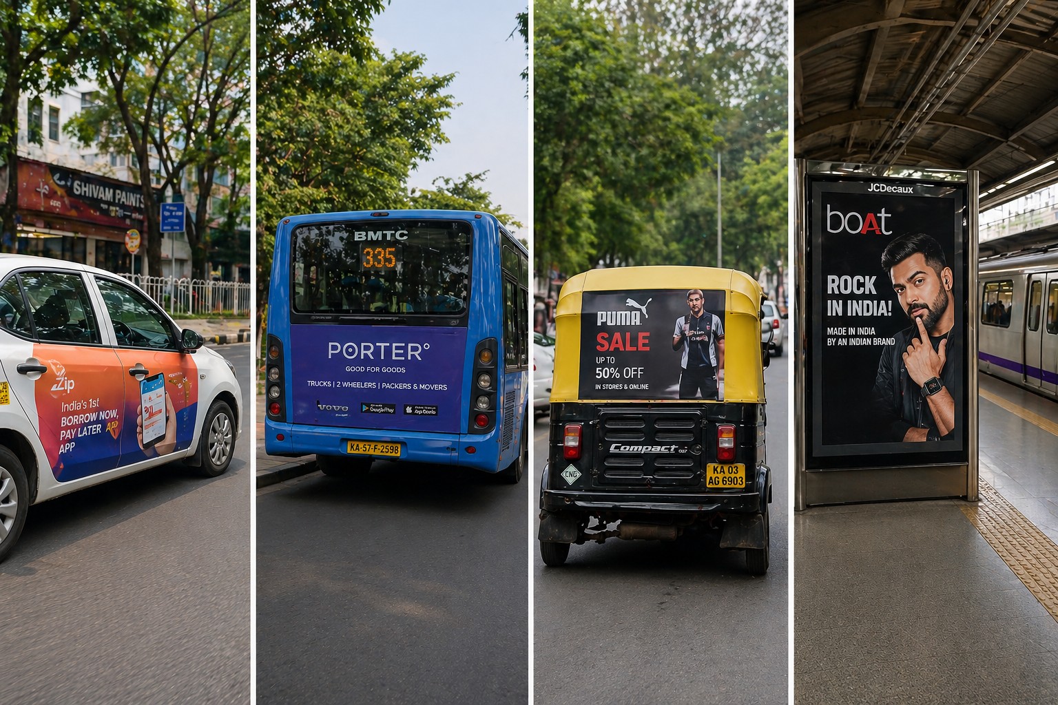 Transit Advertising Types India: Cab, Bus, Auto, Metro Explained