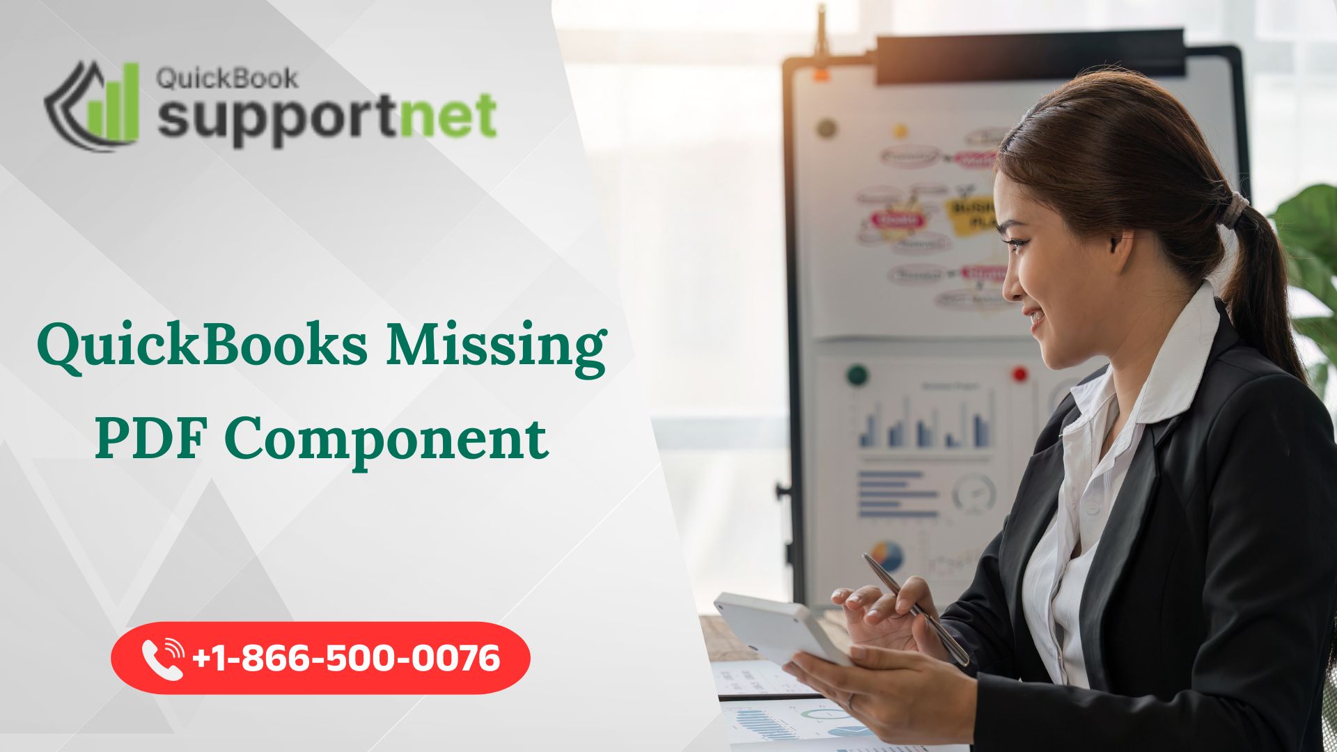 QuickBooks Missing PDF Component