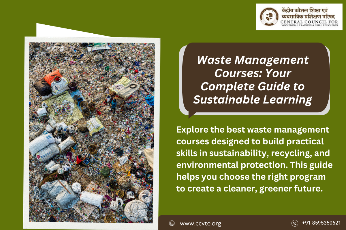 Vocational course waste management India training for green careers and sustainable job opportunities