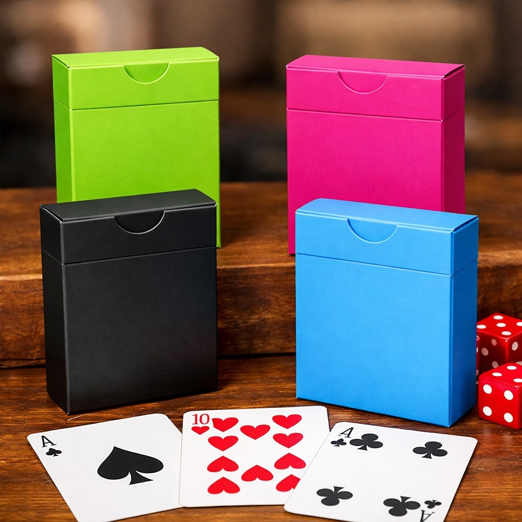 custom printed playing card boxes