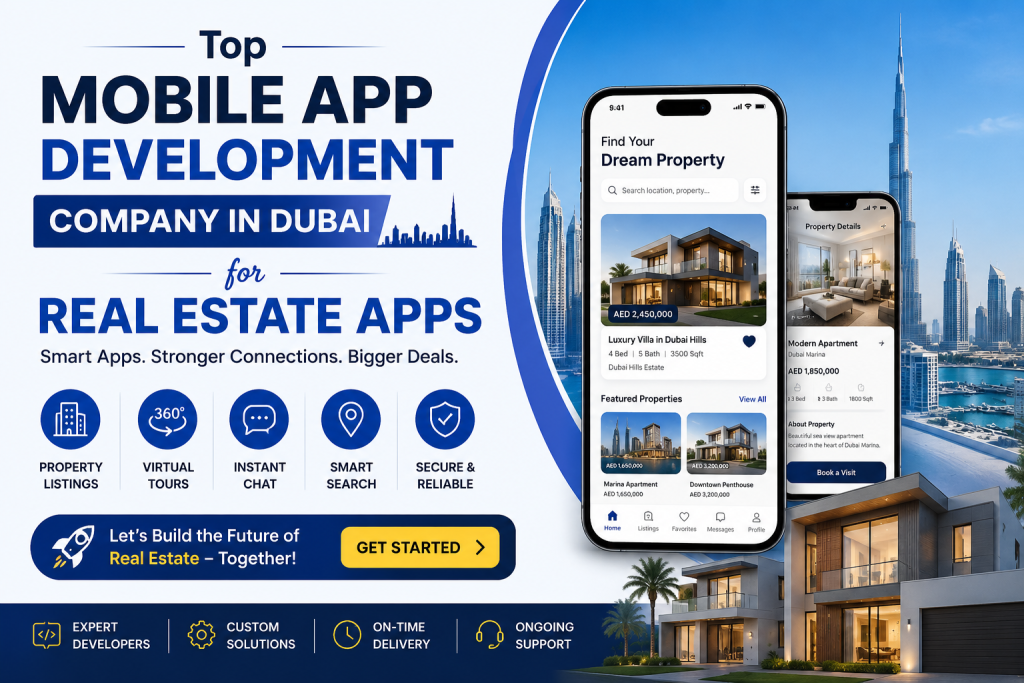 Top Mobile App Development Company in Dubai for Real Estate Apps