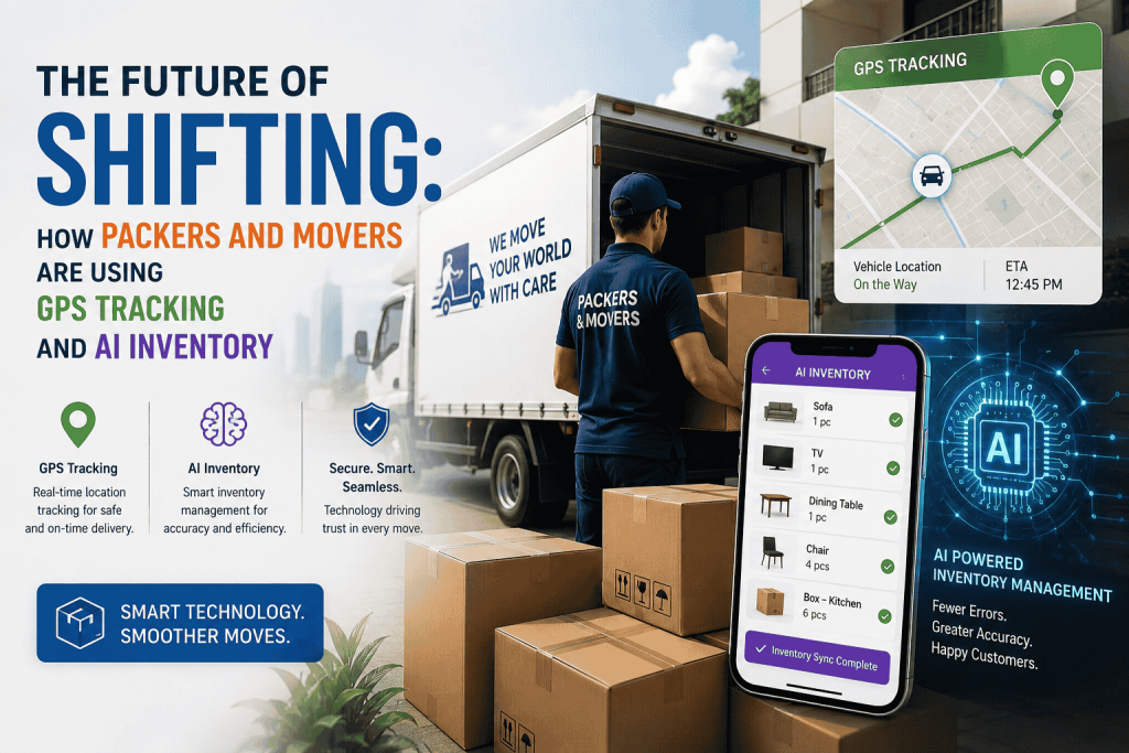 The Future of Shifting: How Packers and Movers Are Using GPS Tracking and AI Inventory