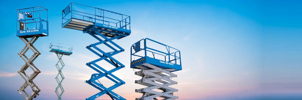 Genie scissor lifts by Galadari GTHE